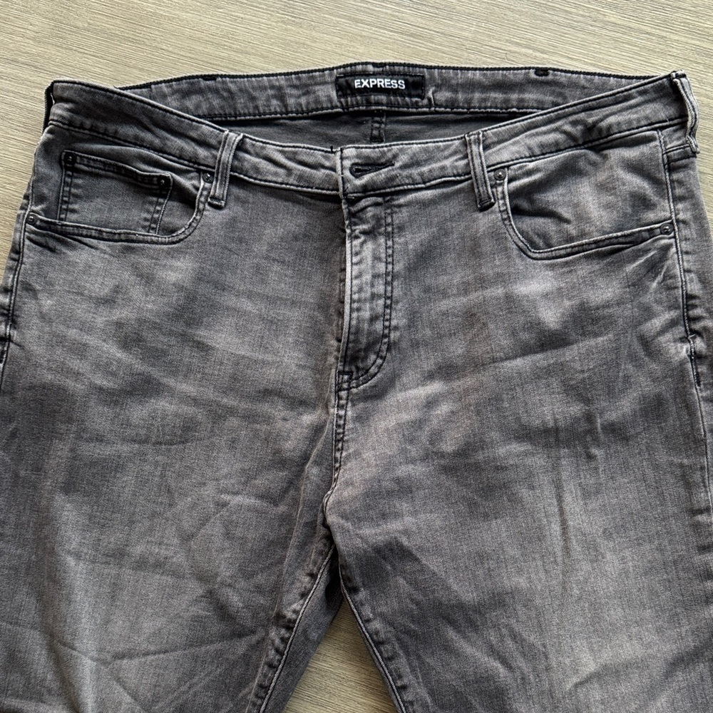 Express Men's Charcoal Jeans